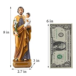 Saint Joseph With Child Resin Religious Statue,8