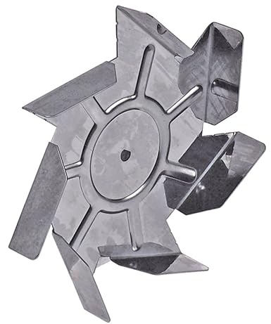 Lüfterrad ø 150mm 7 Schaufeln Achsaufnahme 6x5mm Breite 25mm ø 150mm für Achse ø 6x5mm Edelstahl