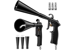 Geyphug Detailing Car Cleaning Gun Interior Dryer Air Blow Gun,High Pressure Blower Gun,Air Pulse Car Washing Equipment,Car Detailing Tools for Quickly Blowing Out Dirt and Dust Working with Air