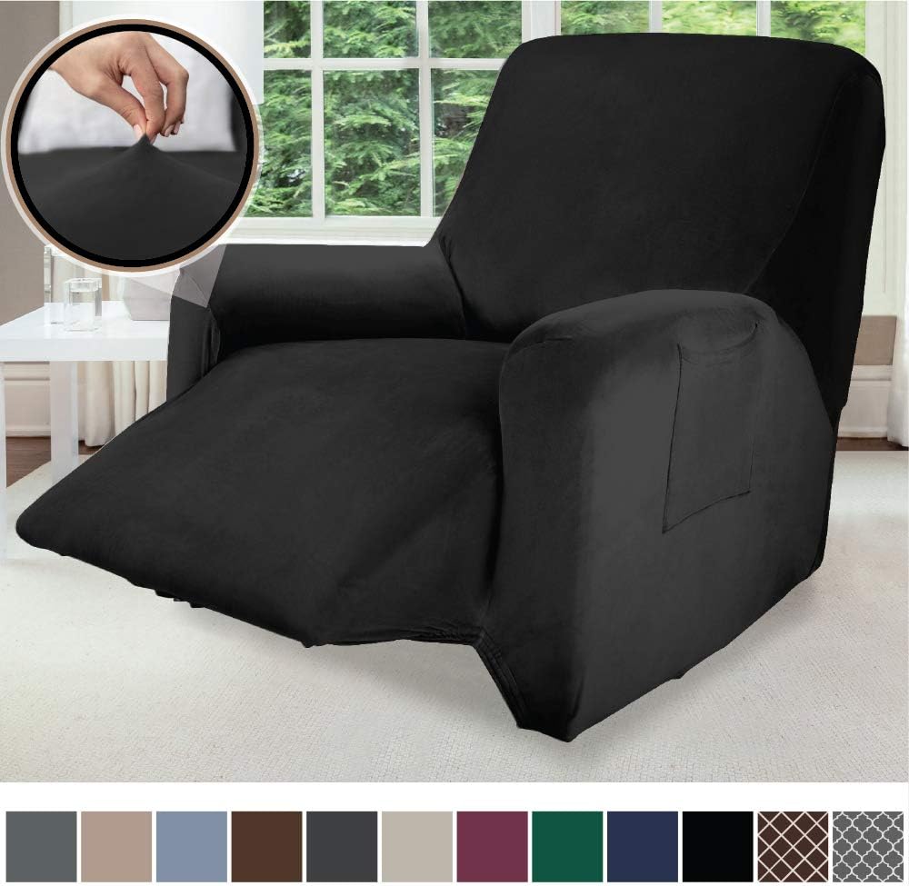 Best Dining Chair Leather Slipcover Cushion Black