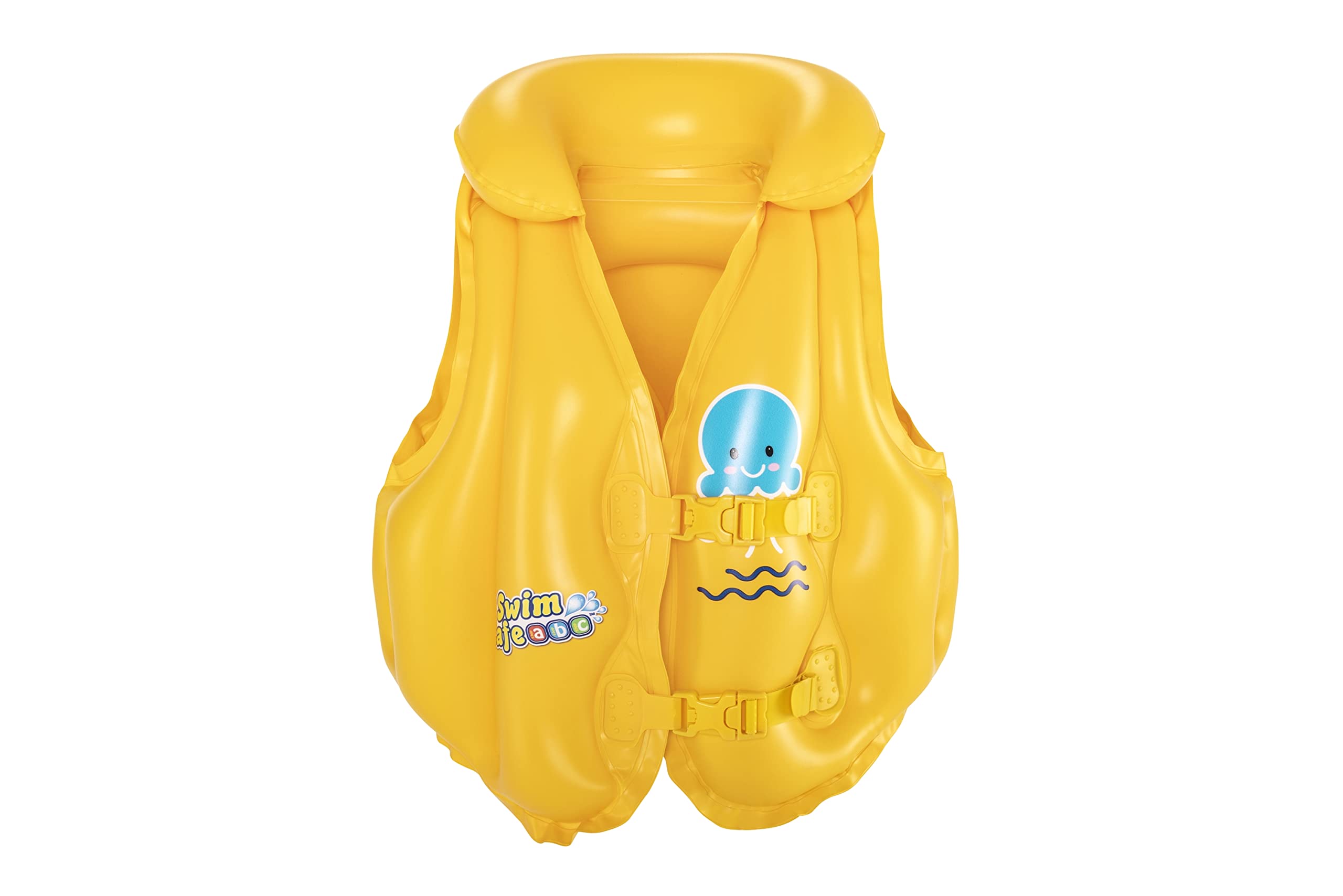 Bestway Kids Swim Vest Inflatable Swim Vest for Kids Toddlers, Ideal Buoyancy Swim Aid Swimsuit, Yellow