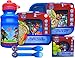 Paw Patrol Reusable 5 Piece Lunch Set Includes Pull-top Water Bottle , Utensils, Sandwich Containers with Lids, 3 Sectioned Lunch Kit , and Mini Snack Containers