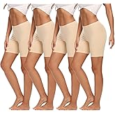 Molasus Womens Cotton Boxer Shorts Underwear Anti Chafing Bike Shorts(Regular & Plus Size)
