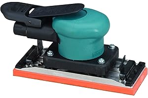 Dynabrade 58507 Dynabug II Orbital Sander, Non-Vacuum with Clips, 2-3/4-Inch 70mm Width by 7-Inch 178mm Length