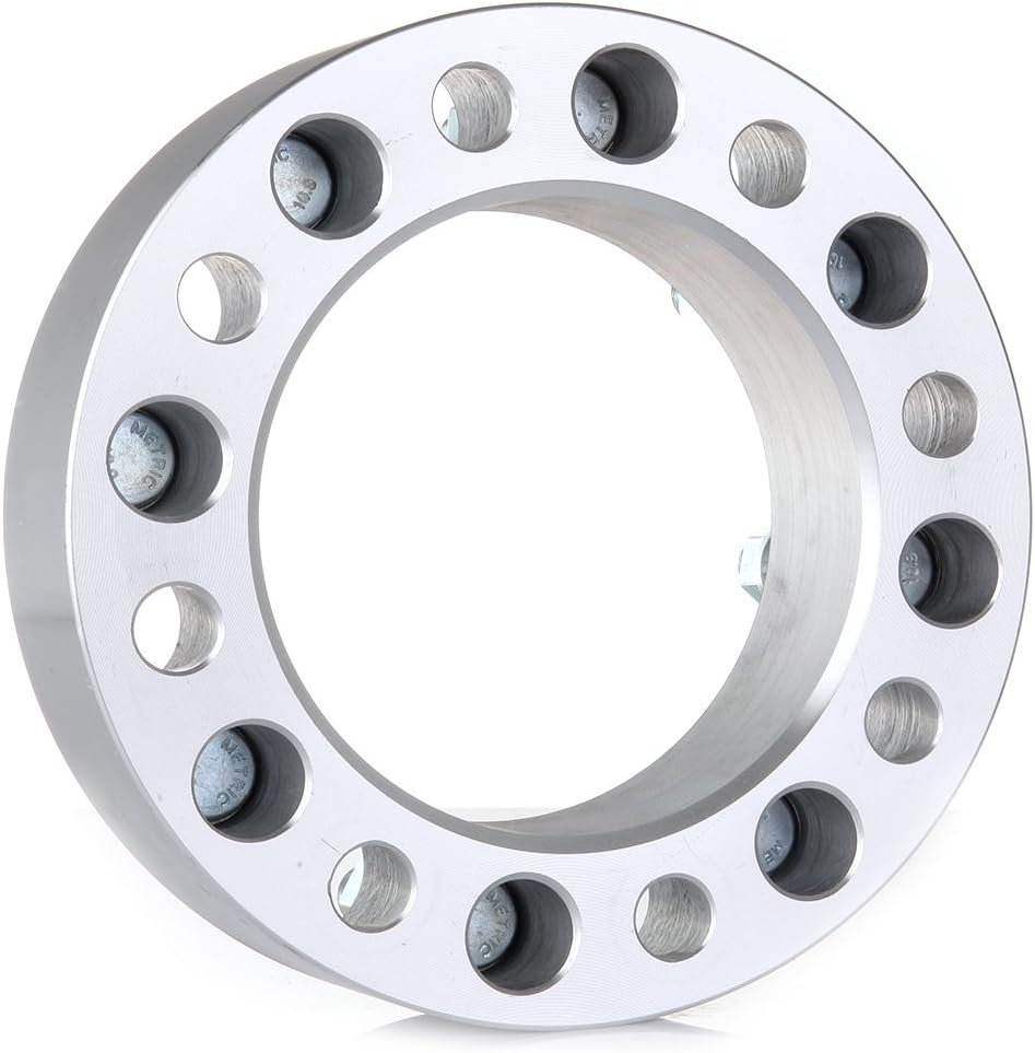 OCPTY 4Pc 8x6.5 To 8x6.5 2 Wheel Spacers 8 Lugs 50mm Bolt On 14x1.5