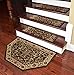 Dean Premium Carpet Stair Treads - Classic Keshan Chocolate Brown 31