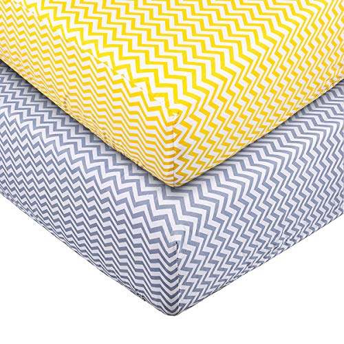 Crib Sheet Set UOMNY 100 Cotton Crib Fitted Sheets Baby Sheet Set for