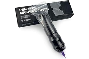 300pcs Tattoo Machine Covers Sealable Type - Clear 2.4×8 Inch Tattoo Pen Covers Machine Bags Sleeves for Cartridge Tattoo Mac