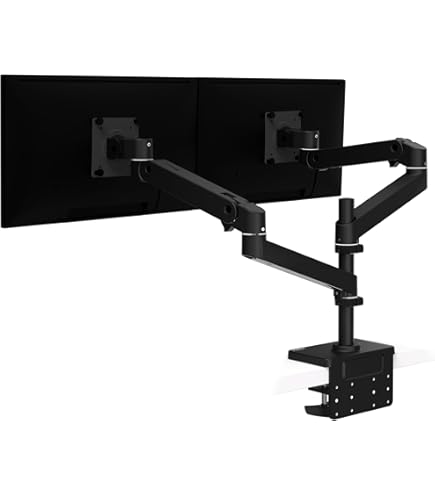Amazon.com: Ergotron – LX Vertical Stacking Dual Monitor Arm