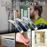 KAIRUIERD 20x Switch Socket Repair Clips Universal 86 Type Wall Mount Steel view 7