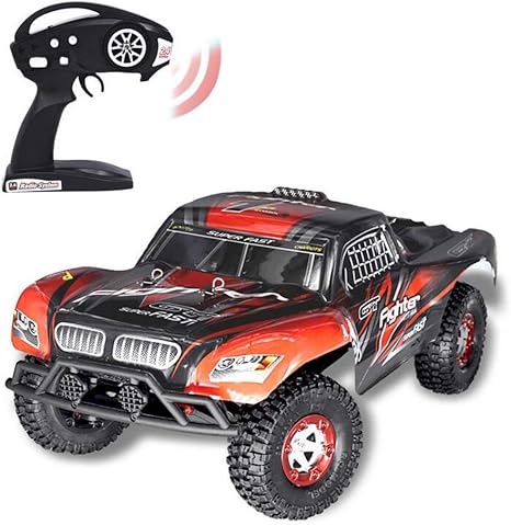 Amazon Co Jp 高速 Rc カー 2 4 G 4wd 1 12 スケールラジオリモートコントロール高速オフロードレースカー すべての地形 Rechargeabletruck モデル Rtr ホビーカー ホーム キッチン