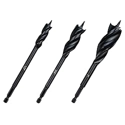 Greycore Tools 3-Piece 6 Inch 3-Flute Auger