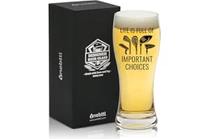 Onebttl Golf Gifts for Men, Golf Beer Glass 15oz (443ml) for Men, Boyfriend, Dad for Christmas, Birthday, Father's Day - Choi