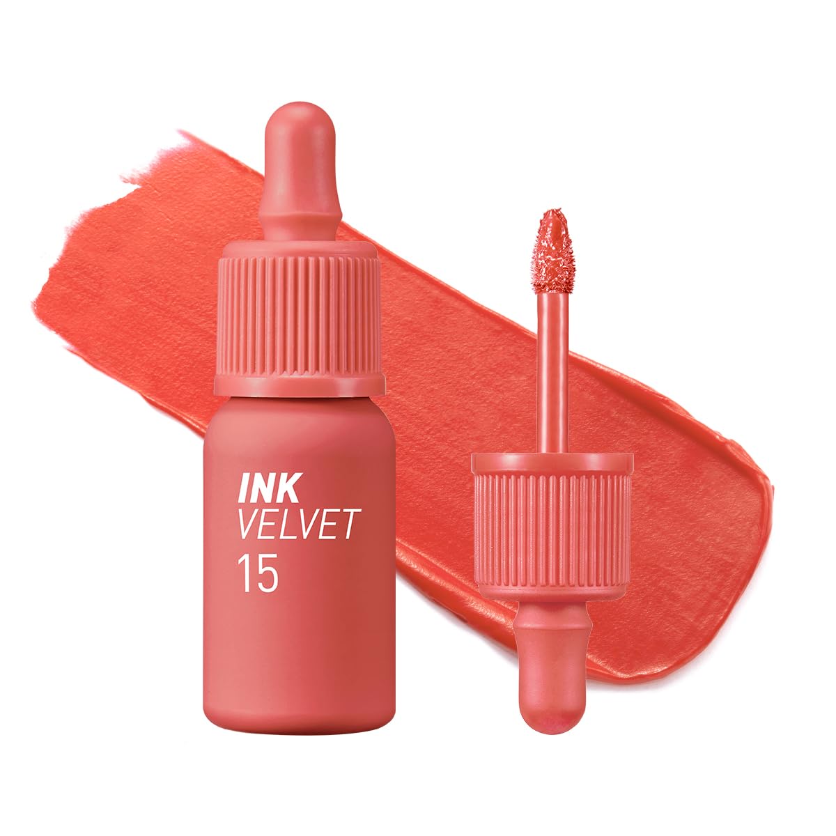 Peripera Lip Ink Velvet Tint Soft - Glowing Cosmetics Smooth And Shining, Long Lasting Makeup - Beauty Peak Rose