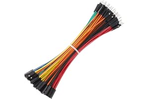 Breadboard Jumper Wires 20AWG, Bestlus Exclusives Female to Male Jumper Cables Wires M/F 15CM 10 Colors Pack of 120 Square He
