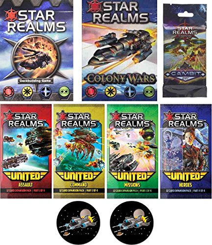 Star realms bundle of base game, colony wars deck, the …