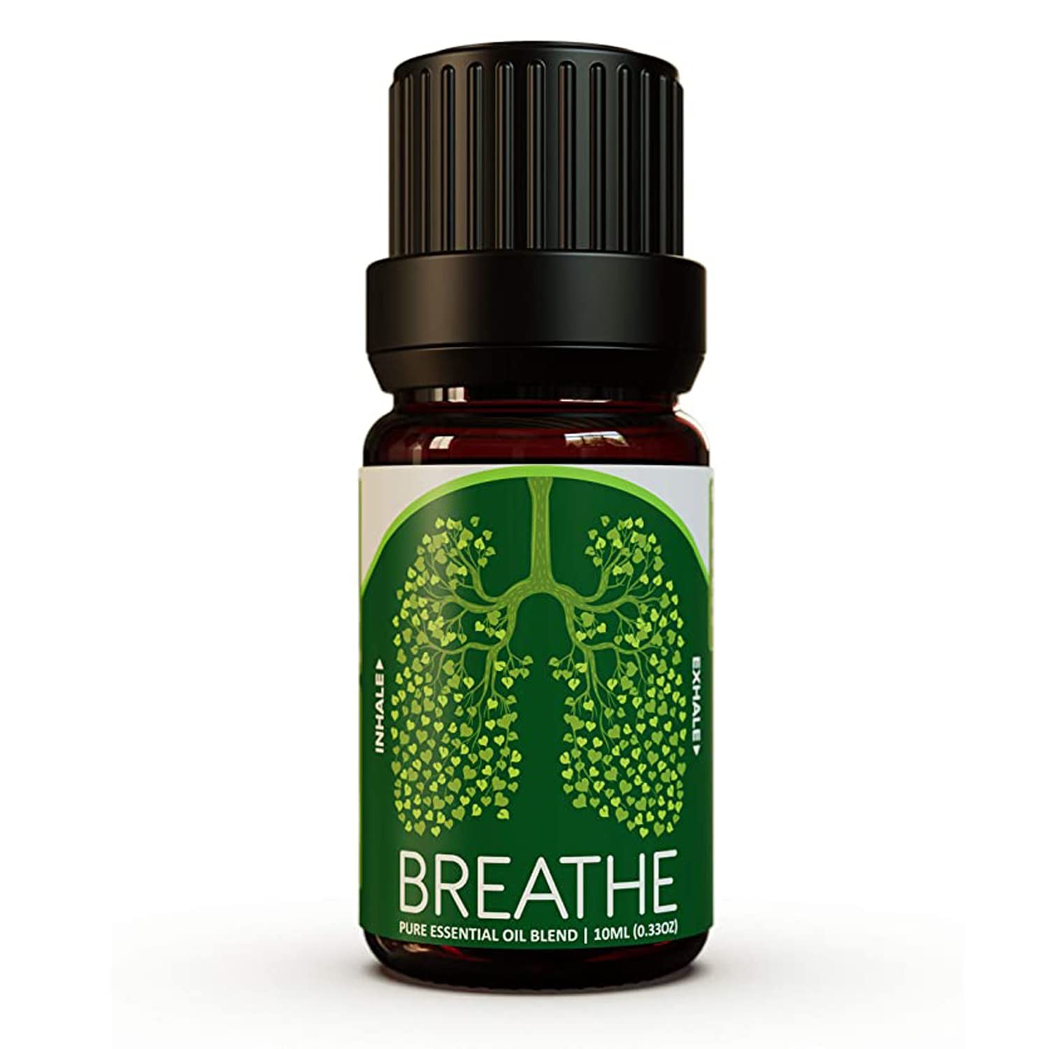 Ecodrop Decongesting Essential Oil Blend - 10ml Bottle | Pure Eucalyptus, Peppermint & Laurel Bay Leaf Oils for Easy Breathing | Aromatherapy Diffuser Oil Aids Respiratory Health