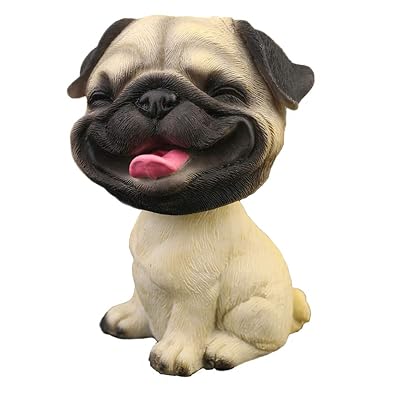 Pug Puppy Bobble Head Toys Figure for Car Dashboard Maldives | Ubuy
