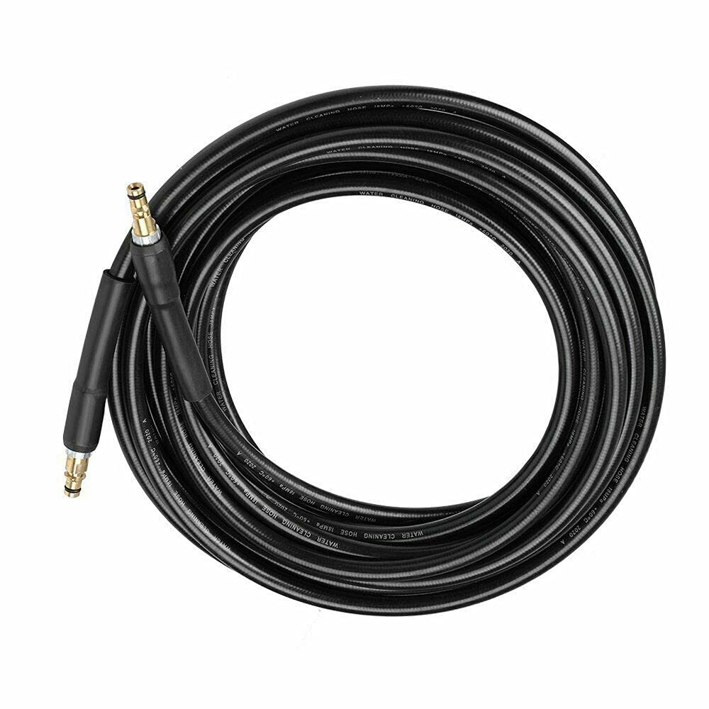 YUET 10M High Pressure Washer Replacement Hose for Kärcher K Series Washers Domestic Karcher K2, K3, K4, K5, K7, Click Type Plug Quick Connector Accessories Extension Water Clean Pipe