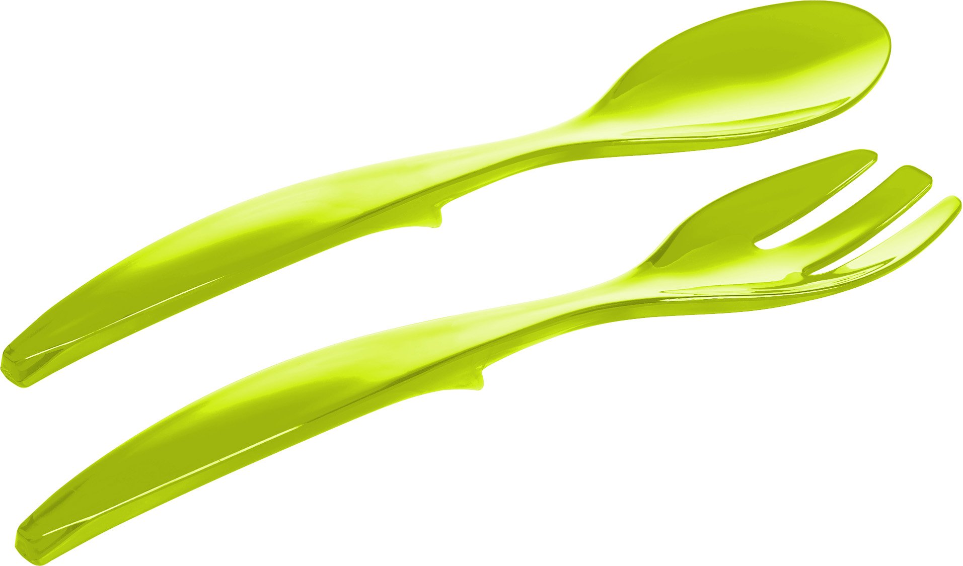 Emsa 507178 Vienna salad servers, 30 cm, green