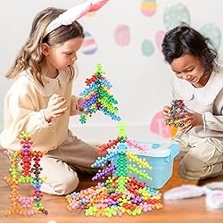 400-Pack Kids Building Block Toys, Interlocking