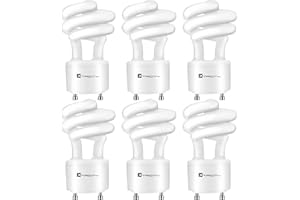 Xtricity Compact Fluorescent GU24 2 Prong Light Bulb Base, T2 Mini Spiral, 13W (60 Watt Equivalent), 2700k Soft White, 900 Lu