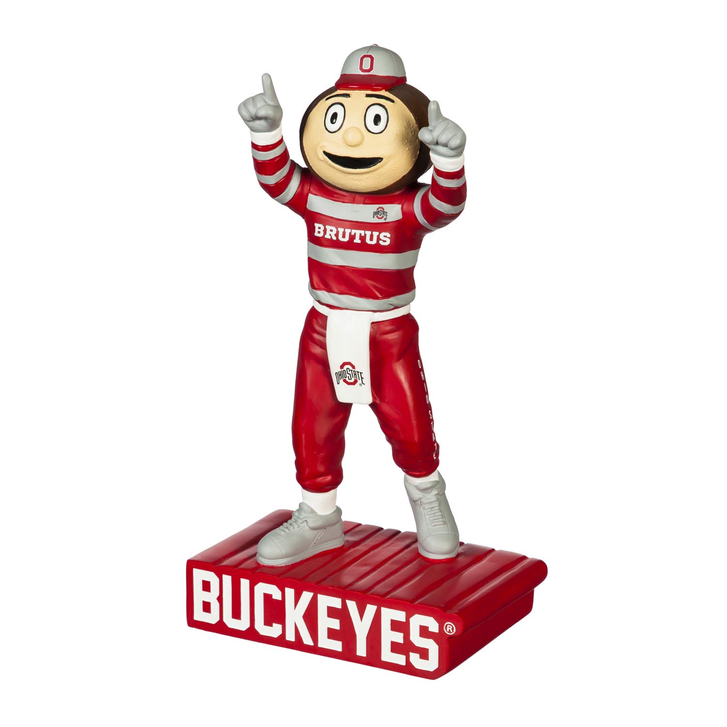 Team Sports America NCAA Ohio State University Fun Colorful Mascot Statue 12 Inches Tall