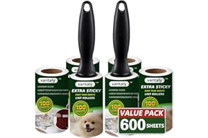 Lint Rollers for Pet Hair Extra Sticky, Lint Remover for Clothes, Clean The Hair on Sheeets Couch Furniture and Carpet,Dog li