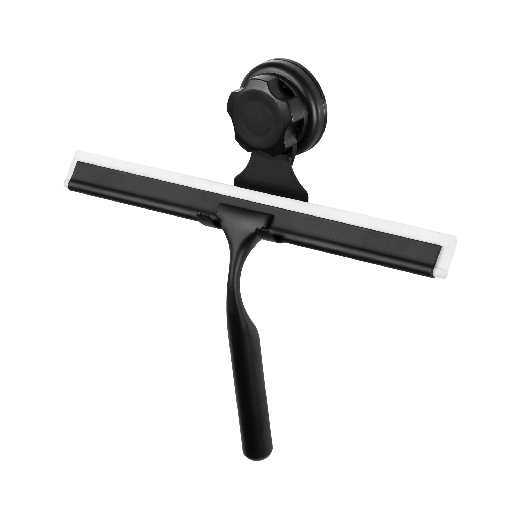 Compactor Bestlock Black Shower Squeegee - Easy Installation, Rustproof and Waterproof - 25.4X5.5X23.5 cm