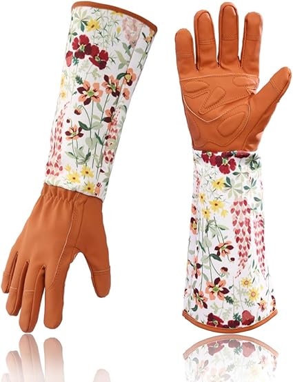 Amazon Com Hanxiucao Thorn Proof Gardening Gloves Rose Pruning Cactus Trimming Extra Long Garden Gloves For Gardening Enthusiasts And Gardeners Red Health Personal Care