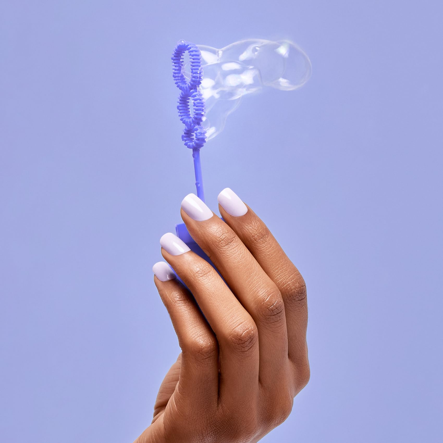 KISS imPRESS No Glue Mani Press On Nails, Color, 'Picture Purplect', Violet, Short Size, Squoval Shape, Includes 30 Nails, Prep Pad, Instructions Sheet, 1 Manicure Stick, 1 Mini File - Image 5