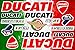 Ducati Decals Stickers Motorcycle Vinyl Graphic Set
