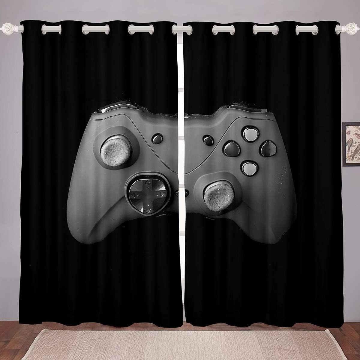 Amazon.com: Feelyou Games Curtains for Bedroom Gamer Blackout Curtains