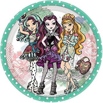 Amscan Girls Fabulous Ever After High Birthday Party Round Dessert
