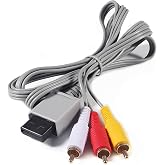 AV Cable for Wii, Audio Video Cord AV Cable for Nintendo Wii and Wii U | 1.8 M/6 FT, Component Cable for Nintendo Wii and Wii U