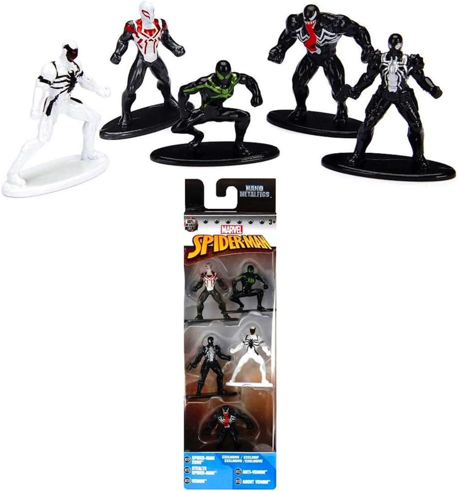 Nano Metalfigs Marvel Spider-Man Set 2