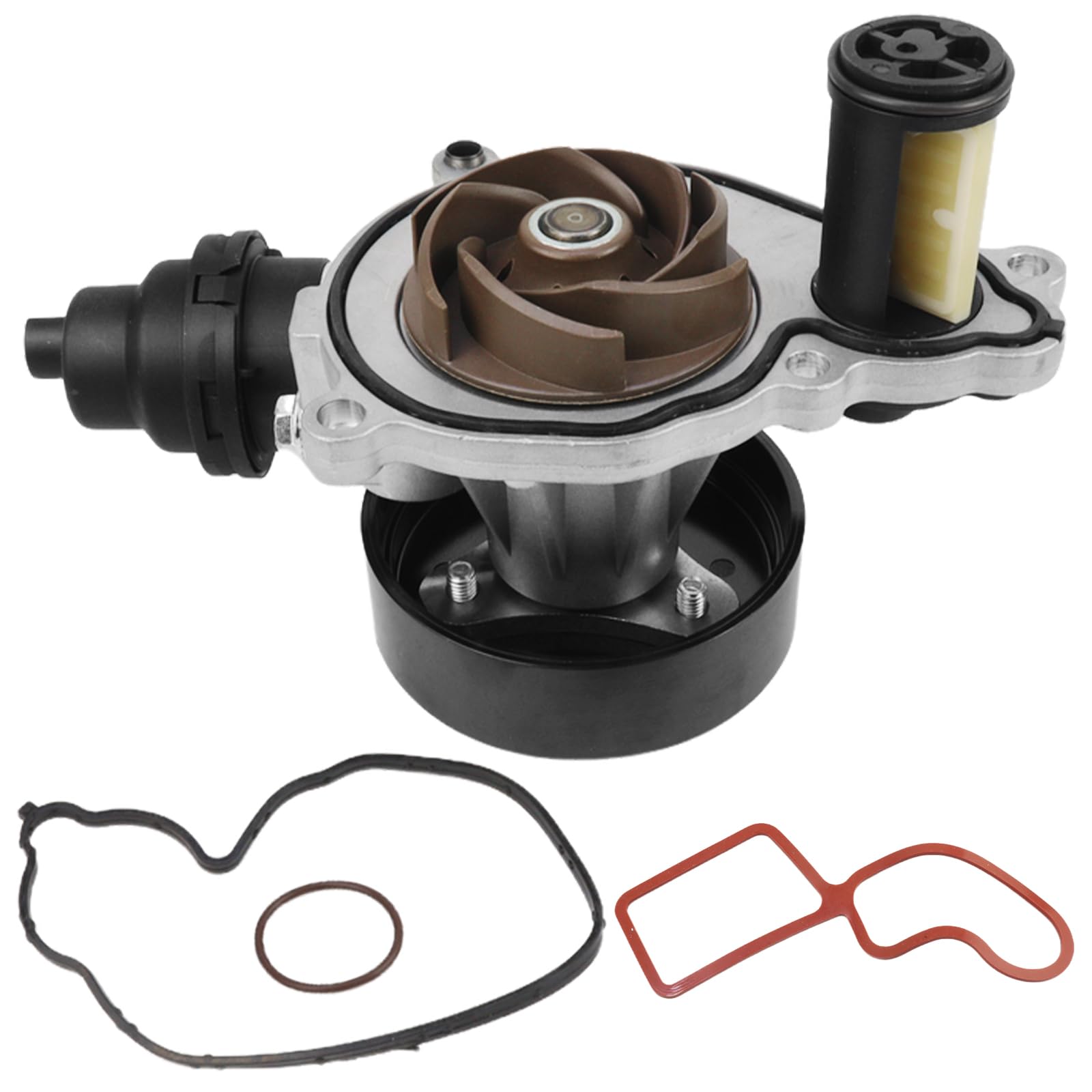Photo 1 of MUNIK 11518638026 11517644809 Water Pump Assembly + Water Pump Seat 2013-2024 Compatible with BMW 120i 125i 220i 225i 320i 330i 420i 425i 430i 525i 530i 630i 730Li xDrive25i xDrive30i