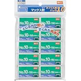 Max Stapler for Handy Type No. 10-1M No. 10 10 Pieces | Compatible with HD-10FL2, 10FS, 10DFL, 10/B, 10D, 10NX, 10DB, 10NL, 10NLCK, 10V, HP-10