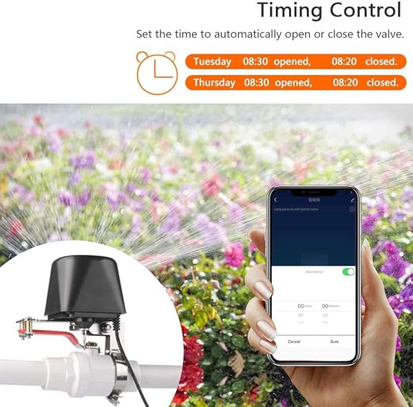 YDong Graffiti Smart Home ZigBee Wasser Ventil Gas Ventil Intelligenter Manipulator Kugelhahn Schalter Sprach Steuerung EU Stecker