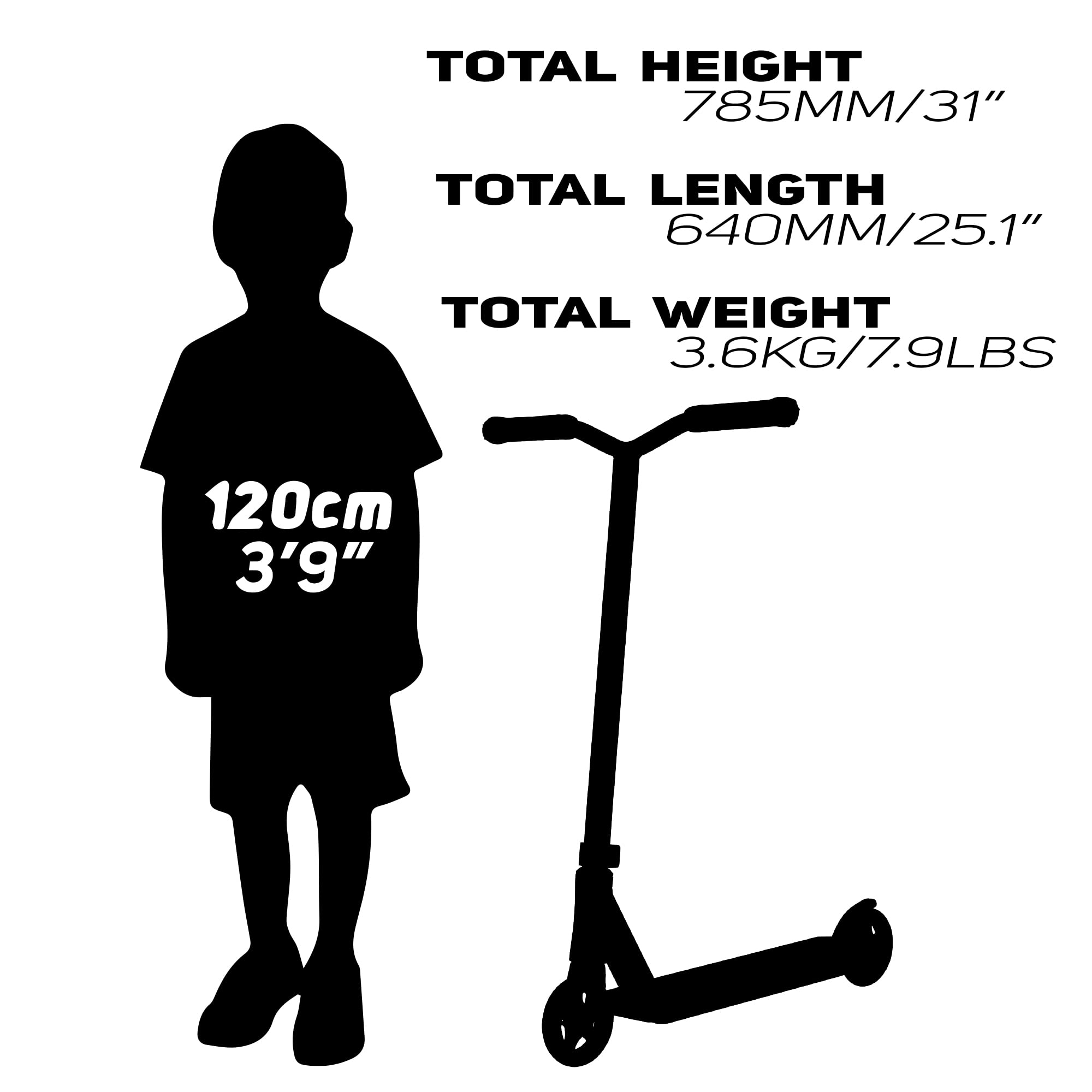Envy Scooters ONE S3 Stunt Scooter - Trick Scooters for Kids 6-12 Years - Beginner Freestyle Scooter
