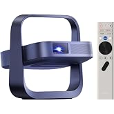 XGIMI Elfin Flip Laser 1080P Portable Projector, Bedroom &amp; Backyard | RGB Triple Laser, 1600 ISO Lumens, Netflix Licensed, Harman Kardon Audio, Auto Focus, Foldable Design, Indoor &amp; Outdoor