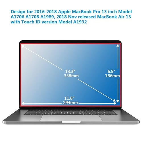 ANTOGOO V Magnetic Privacy Laptop Screen Filter for MacBook Pro 13