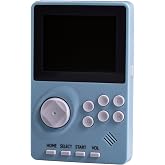 16 Bit Handheld Video Game Console for Kids Adults，2.8-inch Super Wide Lcb Preloaded 100 HD Handheld Game Console Seniors Electronic Game Player Birthday Present Xmas(Light Blue)