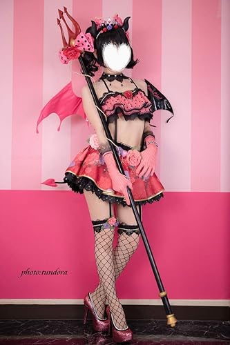 Amazon ウィッグ 靴 武器つき 小悪魔覚醒後 ラブライブ コスプレ Lovelive 衣装 コスプレ 小悪魔編 矢澤にこ コスプレ 仮装 通販