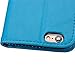 iPhone 7 Plus Flip Case, iPhone 7 Plus Case, iPhone 7 Plus Case Card Holder,Kasedd Premium Synthetic Leather Wallet Case Stand Feature Magnet Flip Cover for iPhone 7 Plus,Blue
