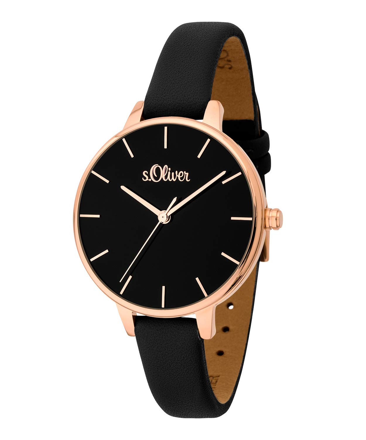 s.Oliver Women's Watch, Black, Strap