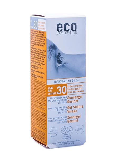 Eco Cosmetics Gesichtssonnengel LSF 30 transparent 30ml