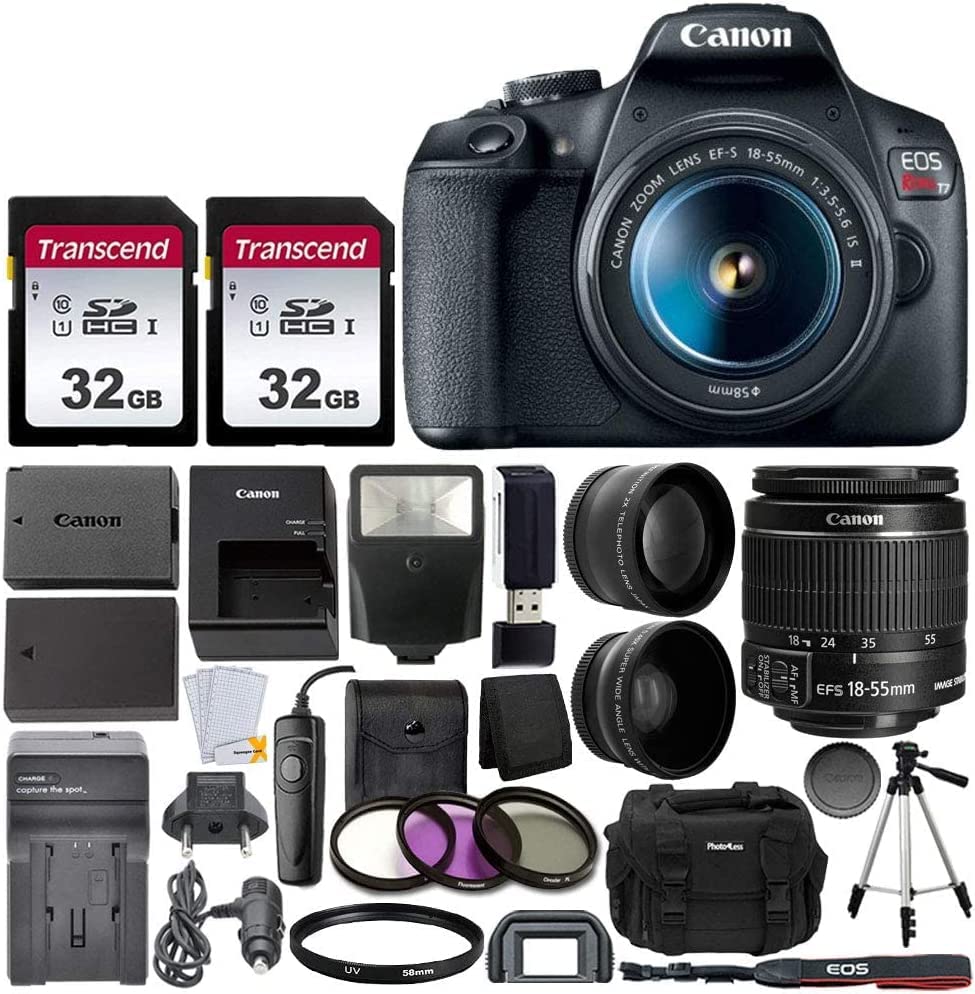 Canon EOS Rebel T7 DSLR Camera and Lens Bundle Pricepulse