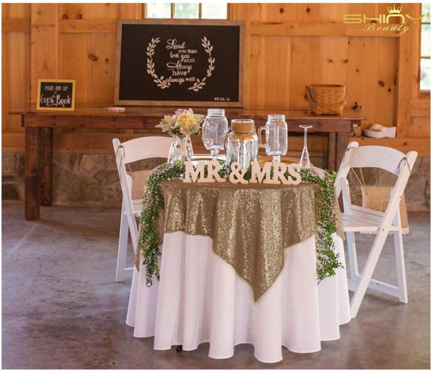 Best copper sequin table cloth