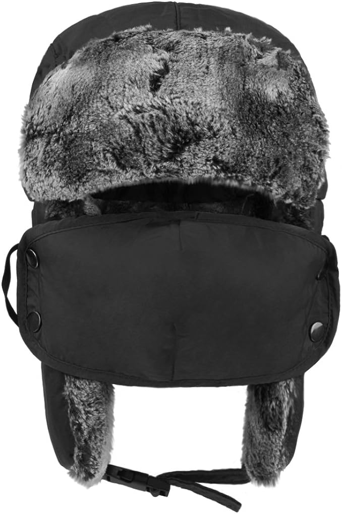 Kids Trapper Hat Children Warm Windproof Winter Hat with EarFlaps Cover for Face, Children’s